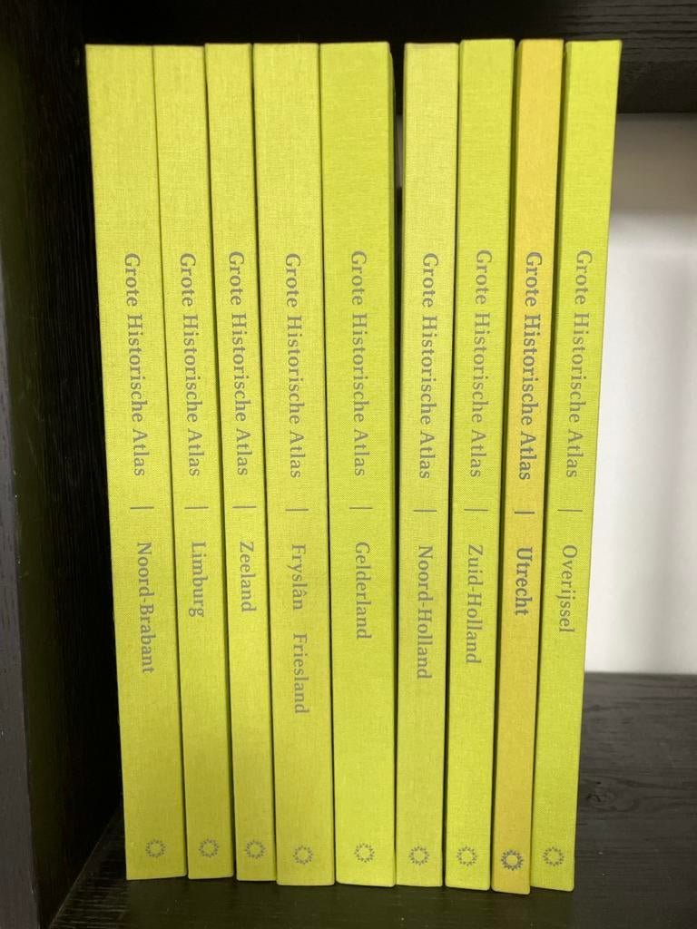 Grote Historische Topografische Atlas - Provincies, Boeken, Atlassen en Landkaarten, Ophalen, Overige atlassen, Zo goed als nieuw