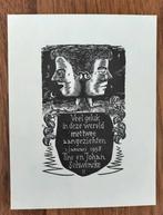 Gelegenheidsgrafiek 01-01-1958 Johan Schwencke (Henk Hester), Ophalen of Verzenden