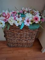 Bloemenmand met kunstbloemen, Ophalen, Minder dan 30 cm, Minder dan 60 cm, Zo goed als nieuw