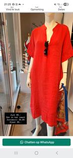 Black colour rode linnen jurk maat S M, Ophalen of Verzenden, Zo goed als nieuw, Maat 38/40 (M), Rood