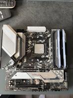 ASRock B550M Steel Legend Moederbord met AMD CPU en RAM, Computers en Software, Ophalen of Verzenden, Gebruikt, AMD, DDR4