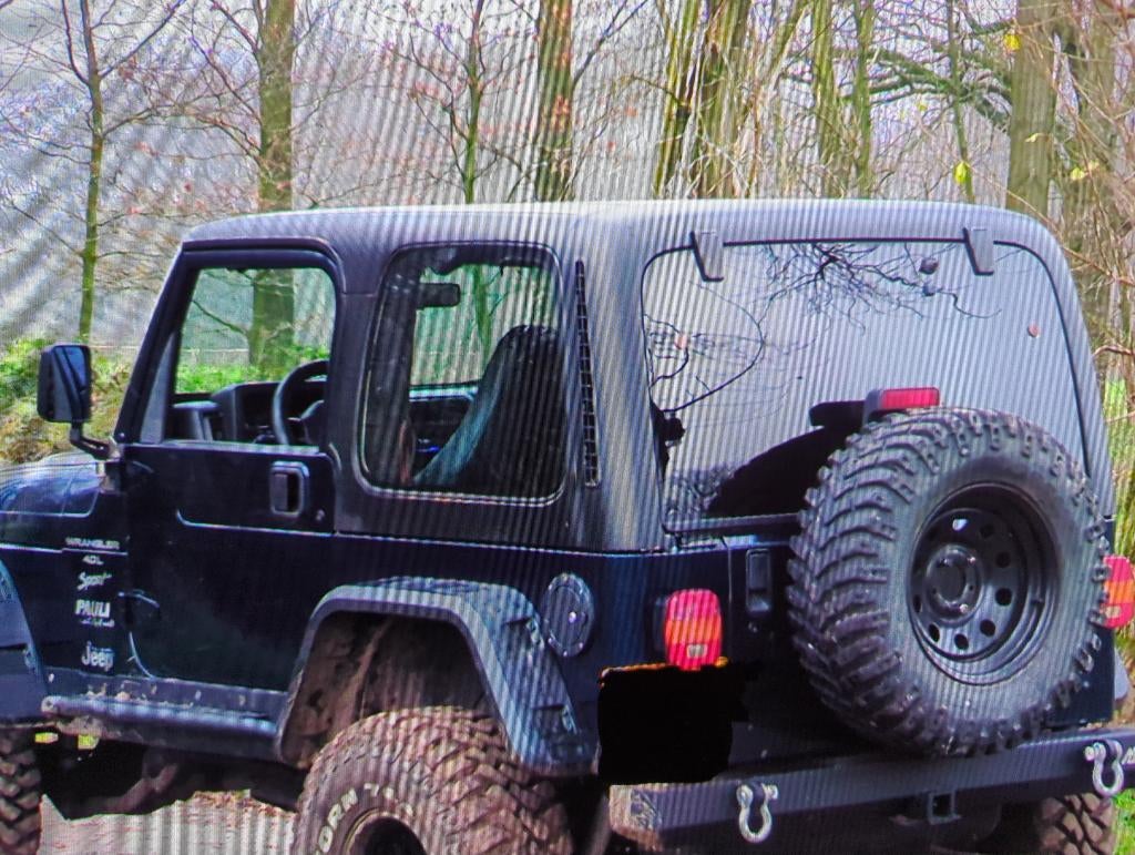 Hardtop voor jeep wrangler tj, Auto-onderdelen, Carrosserie en Plaatwerk, Gebruikt, Achterklep, Voor, Ophalen