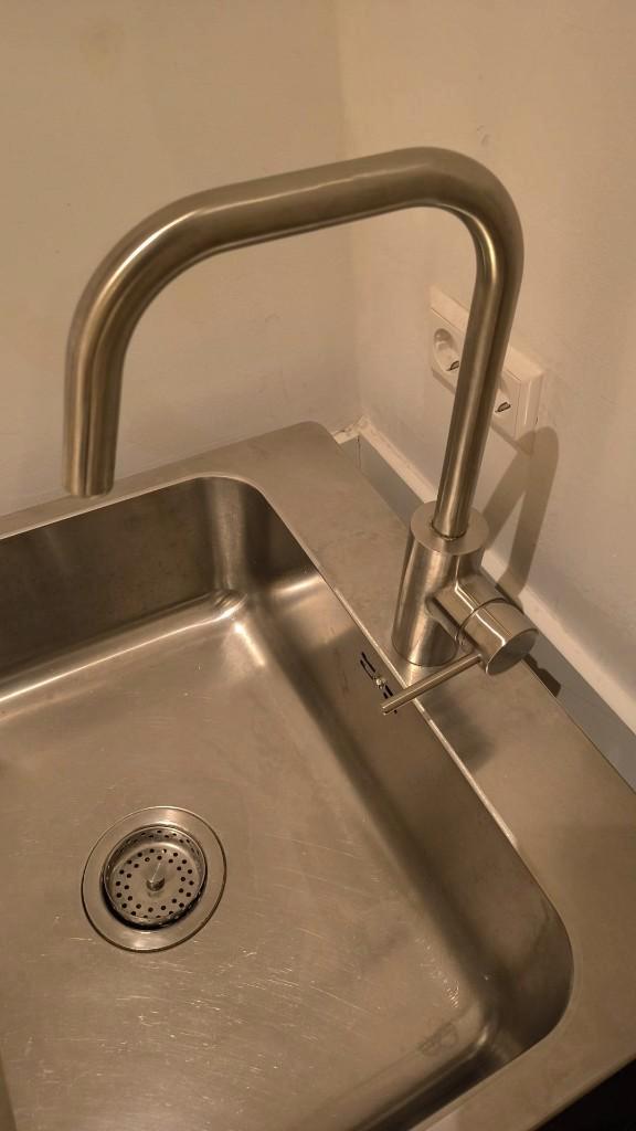 Ikea LÅNGUDDEN Spoelbak + ÄLMAREN Keukenkraan, Huis en Inrichting, Keuken | Keukenelementen, Gebruikt, Minder dan 100 cm, 50 tot 100 cm