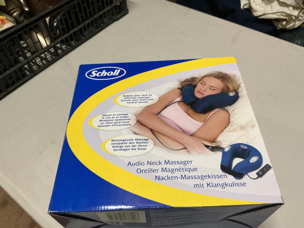 Nek massage nieuw in doos muziek wegens verhuis overbodig, Ophalen, Nieuw, Apparaat