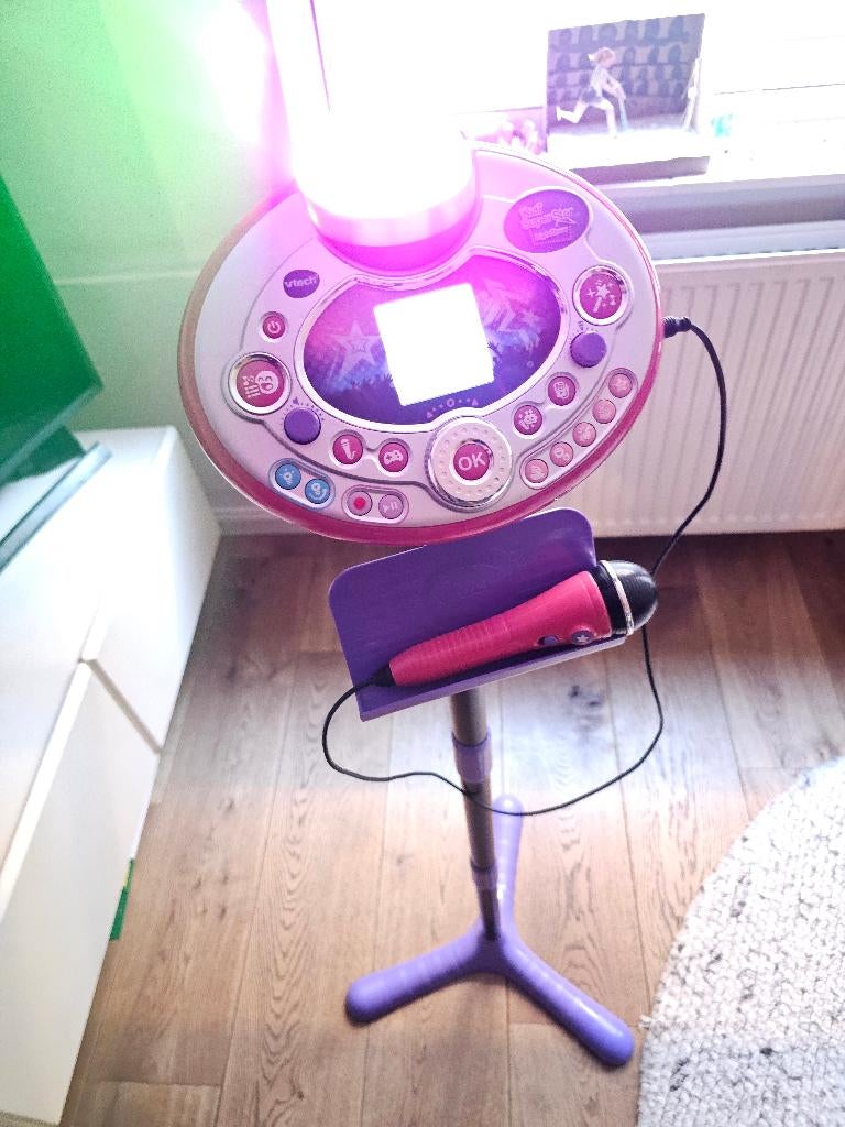 V-Tech Kidi Super Star Karaoke set, Ophalen of Verzenden, Gebruikt, 4 tot 6 jaar