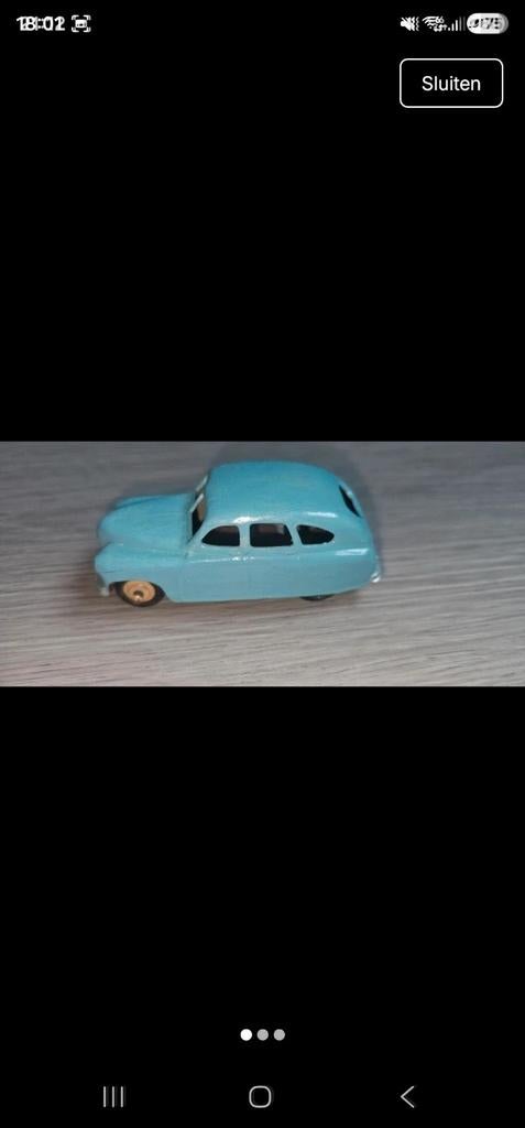 Vanguard modelauto blauw, Verzenden, Gebruikt, Auto