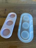 Siliconen mal voor 3 theelichthouders (meerdere beschikbaar), Hobby en Vrije tijd, Knutselen, Ophalen of Verzenden, Zo goed als nieuw