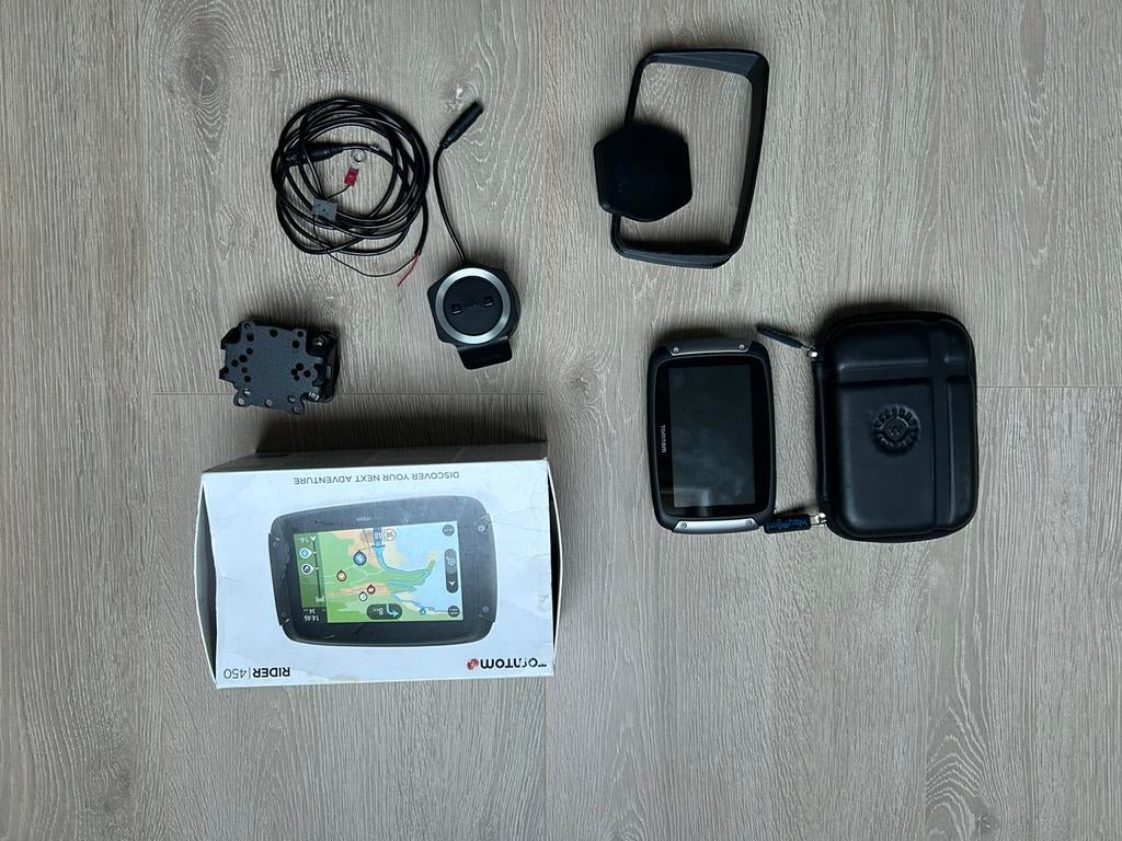 tomtom 450 rider navigatie, Motoren, Accessoires | Navigatiesystemen, Ophalen of Verzenden, Zo goed als nieuw