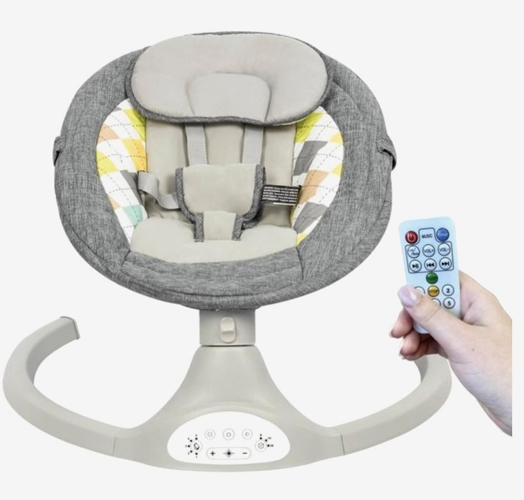 Baby Wipstoel met Bluetooth en Afstandsbediening, Ophalen of Verzenden, Nieuw, Wipstoel, Met gordel(s) of riempje(s)