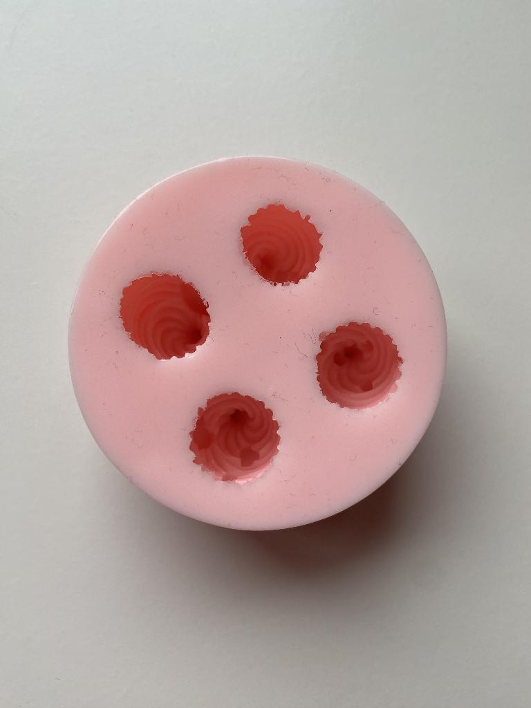 Siliconen mal mini cupcakes | zeepmallen - zeep mal - mold, Ophalen of Verzenden, Zo goed als nieuw