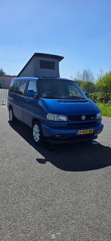 Volkswagen transporter t4 caravelle camper, Voorwielaandrijving, 700 kg, Blauw, Overige kleuren