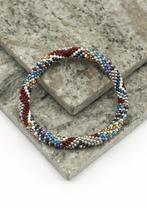 Glaskralen armband - indian arizona - RB169, Overige materialen, Overige kleuren, Verzenden, Nieuw