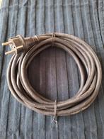 Zwart stroomsnoer met stekker, Ophalen of Verzenden, Kabel of Snoer