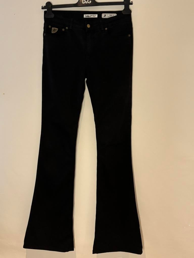 Lois extra high rise flare zwarte jeans maat 28, ., Zwart, Ophalen of Verzenden, Zo goed als nieuw