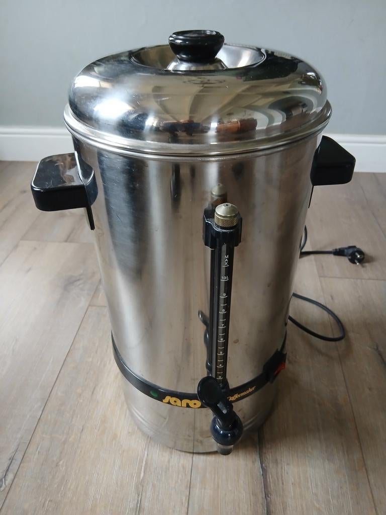 Professionele Percolator Koffiemachine - 10 Liter, Gebruikt, 10 kopjes of meer, Koffiemachine, Gemalen koffie