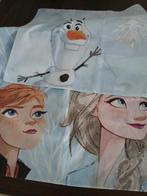 Frozen Dekbedovertrek met Anna, Elsa en Olaf, Gebruikt, Eenpersoons, Blauw, Dekbedovertrek