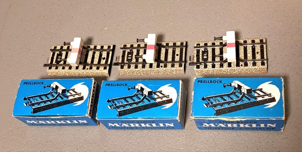 3x Marklin stootjuk 7190, Hobby en Vrije tijd, Ophalen of Verzenden, Nieuw, Wisselstroom, Märklin