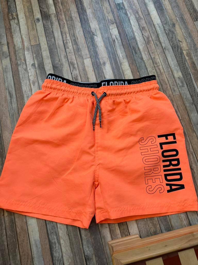 Zwembroek oranje mt 146/152, Ophalen of Verzenden, Zo goed als nieuw, Maat 146, Zwembroek