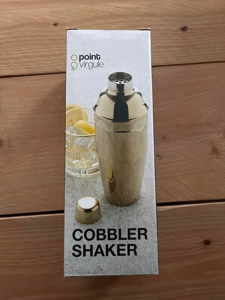Point virgule - Cocktail Shaker goud, Ophalen of Verzenden, Nieuw