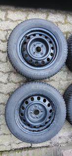 4x Semperit winterbanden op stalen velg 175/65 R14 Toyota, Auto-onderdelen, Banden en Velgen, Ophalen, 14 inch, Gebruikt, 175 mm