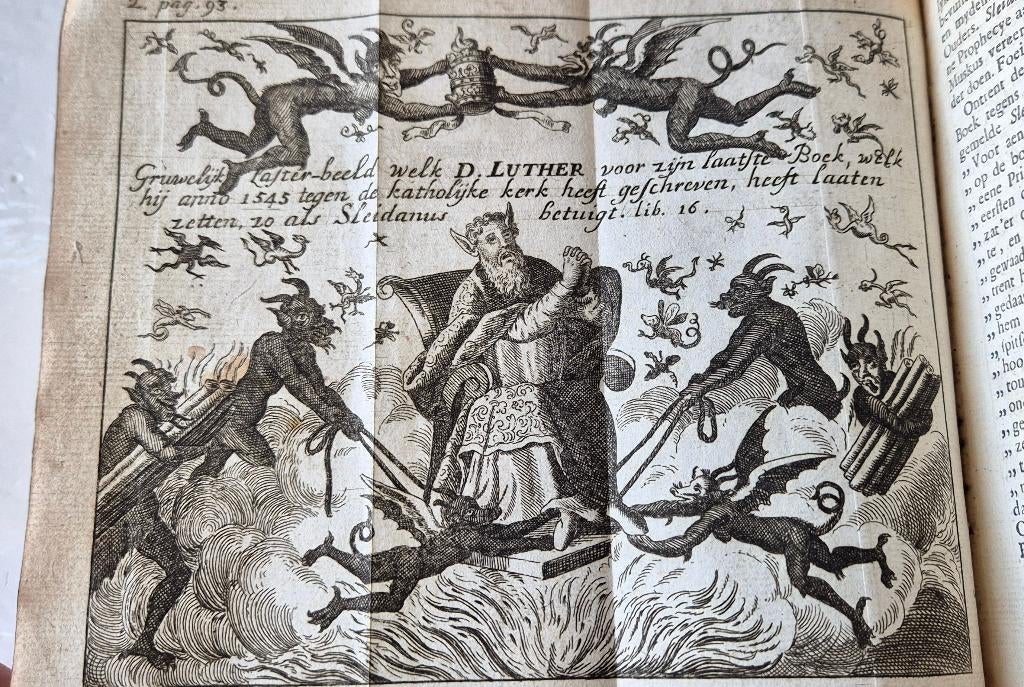 Vreet vogel ofte sterf..1741 , twee boeken met alle gravures, Antiek en Kunst, Verzenden