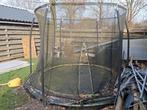 Trampoline 244 cm met net (nieuwe rand nodig), Ophalen of Verzenden, Gebruikt