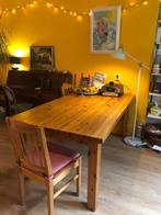 Houten tafel, Ophalen, Gebruikt, 100 tot 150 cm, 50 tot 100 cm