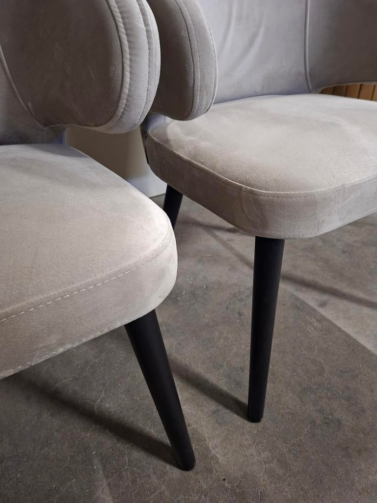 2 Eetkamerstoelen Indigo Velvet van Richmond Interiors, Ophalen, Overige materialen, Twee, Overige kleuren