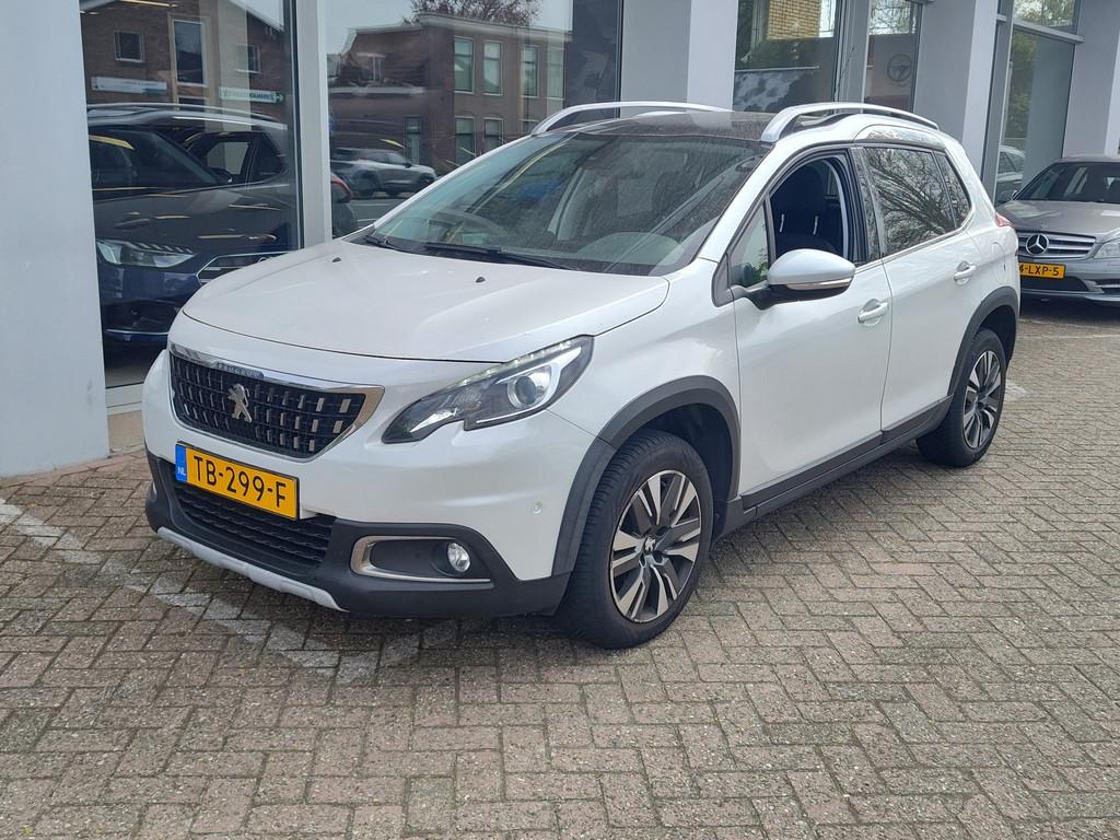 Peugeot 2008 1.2 PT ALLURE A/T Volautomaat | met APK tot 28-, Stof, 1199 cc, 610 kg, Wit