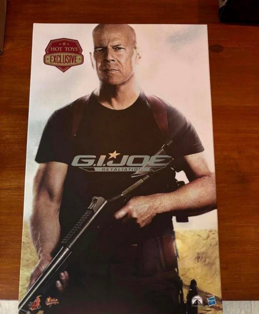1/6 Bruce Willis/Joe Colton - G.I. Joe - Hot Toys - MMS 206, Ophalen of Verzenden, Zo goed als nieuw, Actiefiguur of Pop