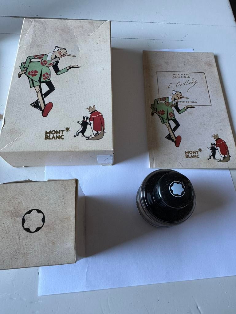 Mont Blanc Carlo Collodi Vulpen, Ophalen of Verzenden, Zo goed als nieuw, Vulpen, Overige merken