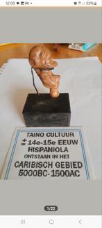 Zeldzaam Taino Beeldje - Bodemvondst 1400-1500 n.Chr., Ophalen of Verzenden