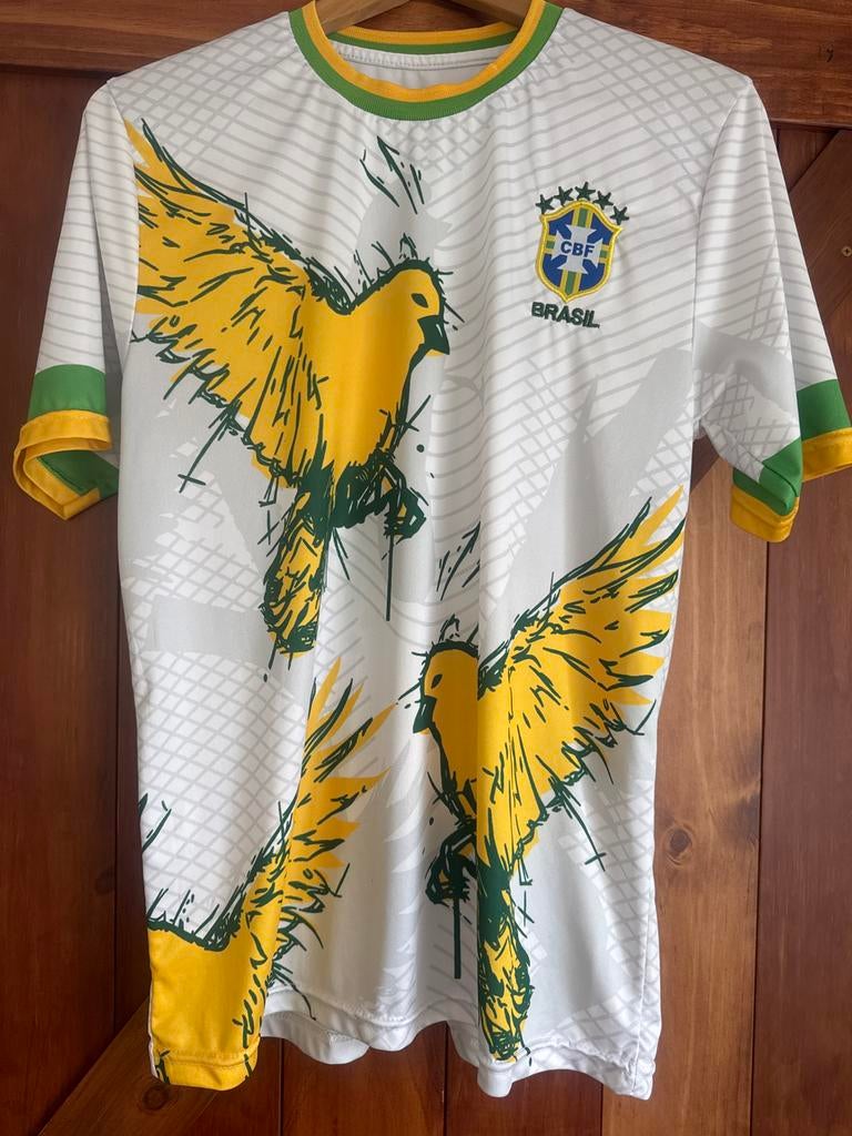 Brazilië voetbalshirt Neymar Jr. maat M, Maat M, Ophalen of Verzenden, Gebruikt, Shirt
