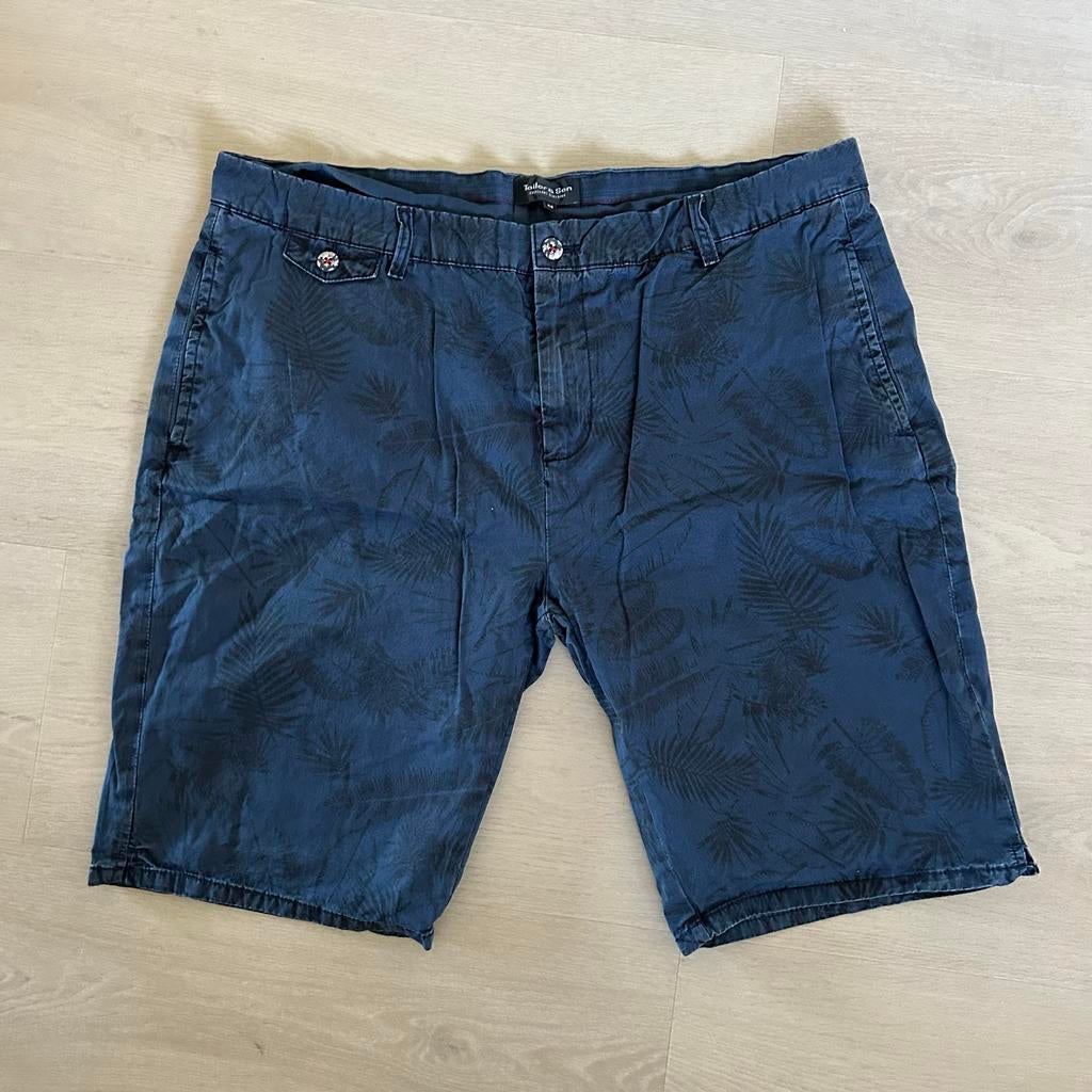 Tailor & Son short maat 58, Kleding | Heren, Ophalen of Verzenden, Gedragen, Maat 56/58 (XL), Blauw