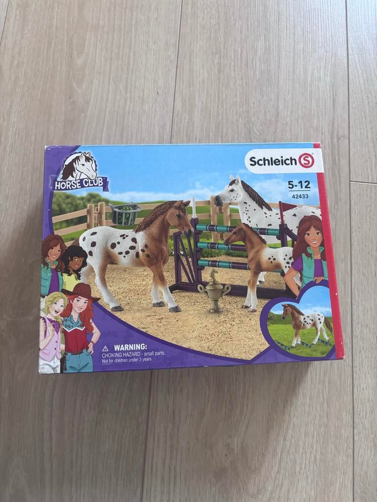Schleich Horse Club Toernooi Training Set Appaloosa, Ophalen of Verzenden, Gebruikt