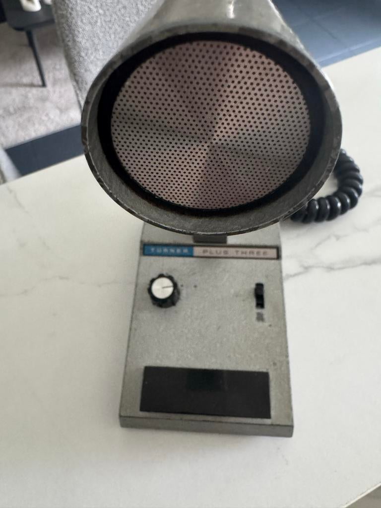 Vintage Turner Plus Three Microfoon, Telecommunicatie, Zenders en Ontvangers, Ophalen of Verzenden, Gebruikt