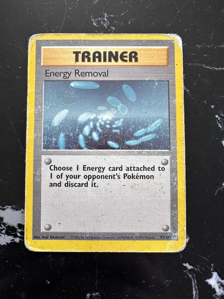 Energy Removal trainer kaart, Ophalen of Verzenden, Gebruikt, Losse kaart