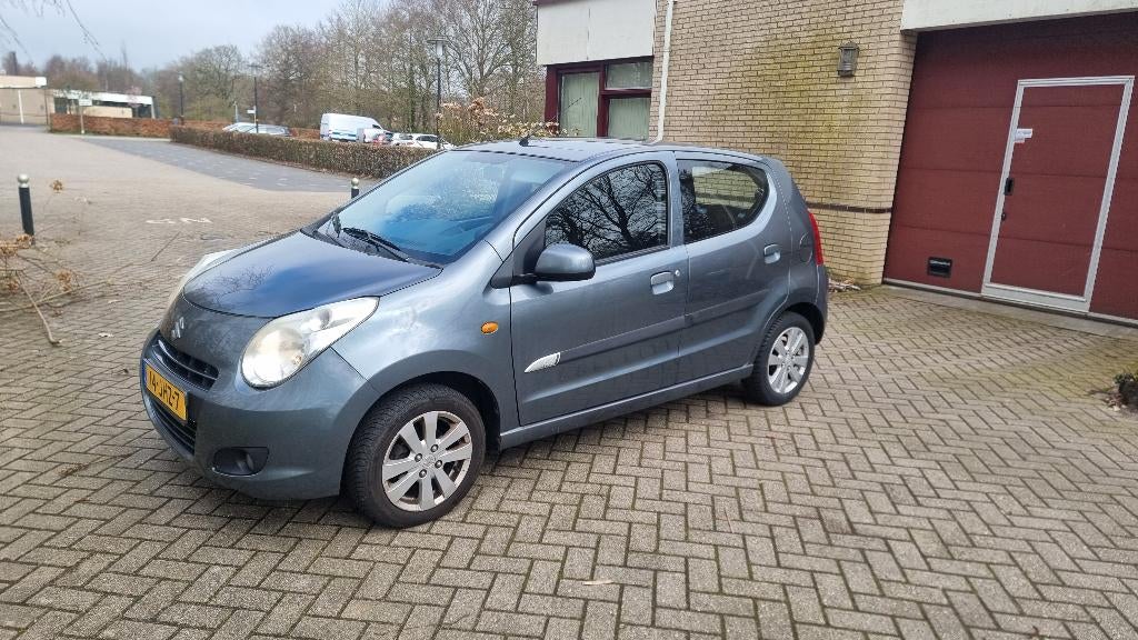 Suzuki Alto 5 Drs 1.0 Exclusive 2009 Grijs Airco Apk 01-2027, Voorwielaandrijving, 200 kg, 4 stoelen, Origineel Nederlands