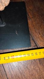 Brocante houten ornament. Scheepshout op ijzeren voet, Antiek en Kunst, Curiosa en Brocante, Ophalen of Verzenden