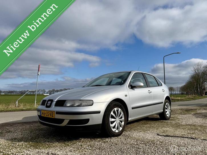 Seat Leon 1.6-16V Executive, BJ 2003, Airco, Trekhaak, APK, Auto's, Seat, Bedrijf, Te koop, Leon, ABS, Airbags, Airconditioning