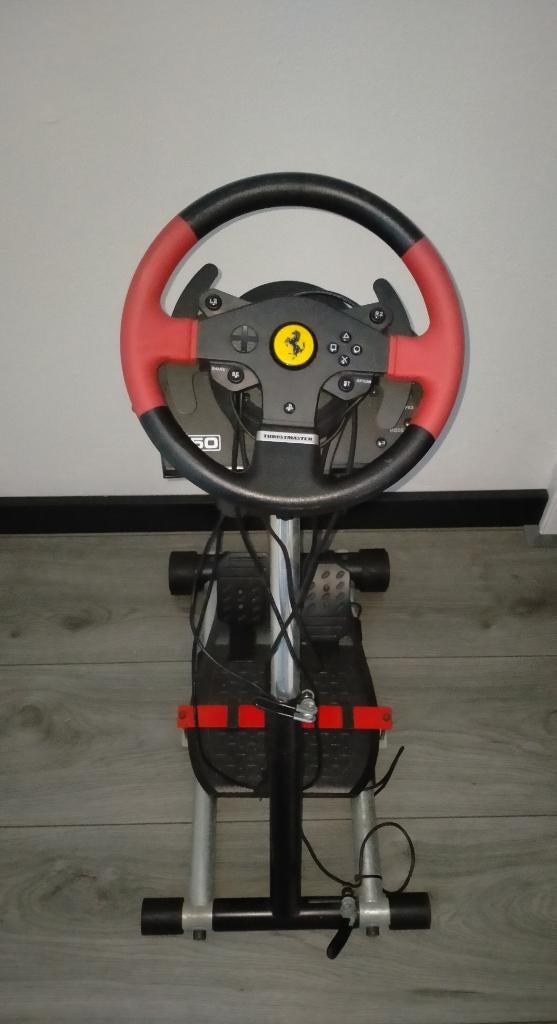 thrustmaster t150 ferrari edition met wheelstand pro, Ophalen, Zo goed als nieuw, PlayStation 3