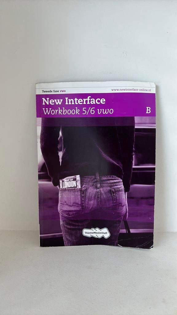 New Interface Engels werkboek B 5/6 VWO, Ophalen of Verzenden, Zo goed als nieuw, VWO, Engels
