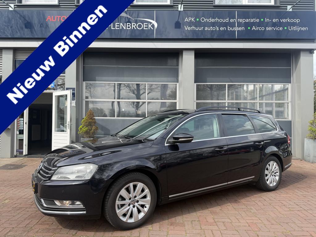 Volkswagen Passat Variant 2.0 TDI Trendline BlueMotion Bj 20, Auto's, Euro 5, Stof, Zwart, 4 cilinders