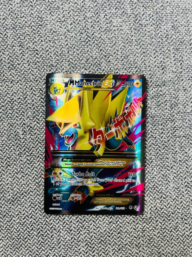M Manectric EX 24a/119 Phantom Forces Full Art XY Pokemon, Verzenden, Zo goed als nieuw, Losse kaart, Foil