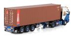 WSI SCANIA + CONTAINER TRAILER + CONTAINER - WILBERT KUIPERS, Hobby en Vrije tijd, Modelauto's | 1:50, Wsi, ., Nieuw, Ophalen of Verzenden