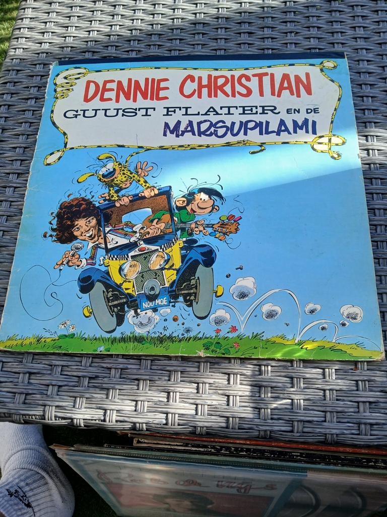 Dennie Christian lp Guust Flater en de Marsupilami, Cd's en Dvd's, Ophalen of Verzenden
