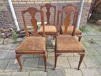 4 mooie antieke houten stoelen, Ophalen
