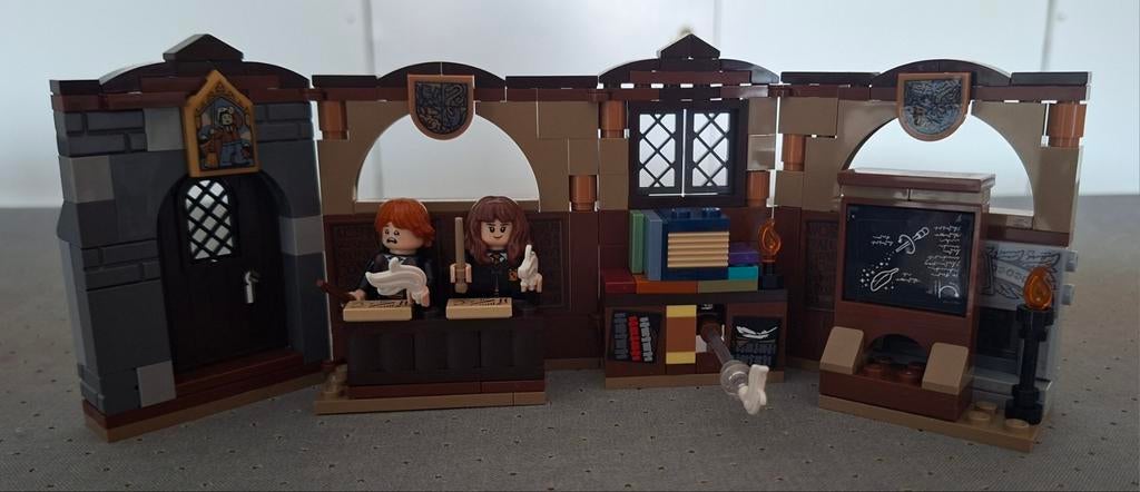 Harry Potter lego bezweringen les, Ophalen