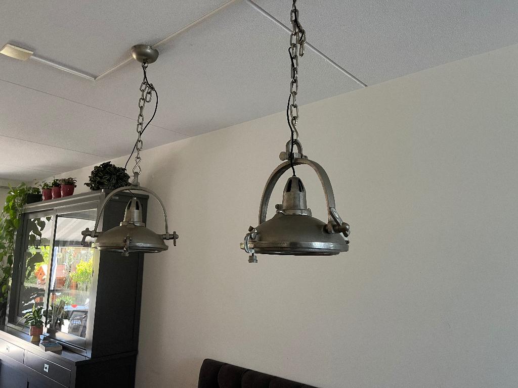 Hanglampen Riviera Maison, Huis en Inrichting, Lampen | Hanglampen, Ophalen, Gebruikt, 50 tot 75 cm