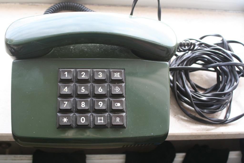 Zeer mooie oude telefoon telekom, Telecommunicatie, Ophalen of Verzenden, Gebruikt, Bakeliet